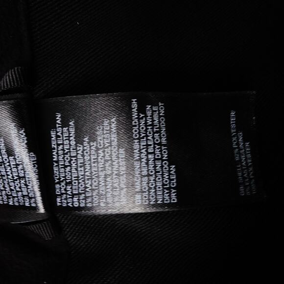 The North Face Black Fleece Insulated Full Zip Up Turtleneck Jacket Large - Picture 8 of 8